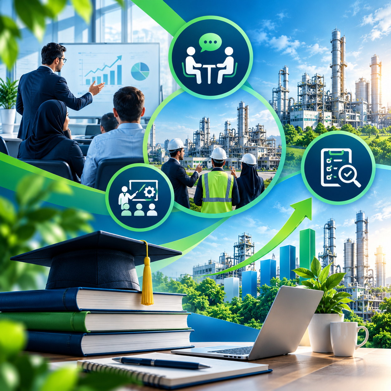 Corporate Growth and Learning Montage